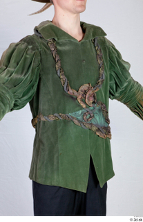  Photos Archer Man in Cloth Armor 1 Archer Medieval Clothing green jacket upper body 0005.jpg